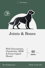 Load image into Gallery viewer, Hips, Joints & Bones Supplement For Dogs (90 tablets)